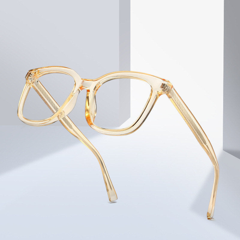 Anti-blue Light Spectacle Frame Fashion European And American Fashion Runway Decorative Glasses