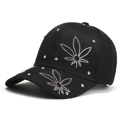 Women's All-match Rhinestone Baseball Cap Makes Your Face Look Smaller